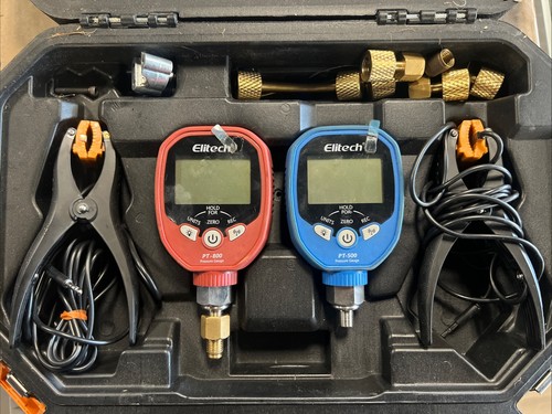 Elitech digital manifold gauge - digital,